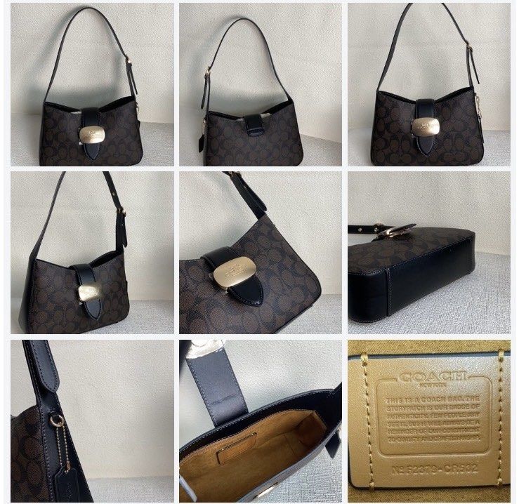 Coach Eliza shoulder bag (Category: Luxury Bags & Wallets) located in Las Pinas. Submitted by yhn_boutique (Listing ID 1268103587, Image 2). Description: New arrival Cod via lalamove/ grab -🛵 same day delivery J&T/LBC - pay today ship today Complete inclusions .