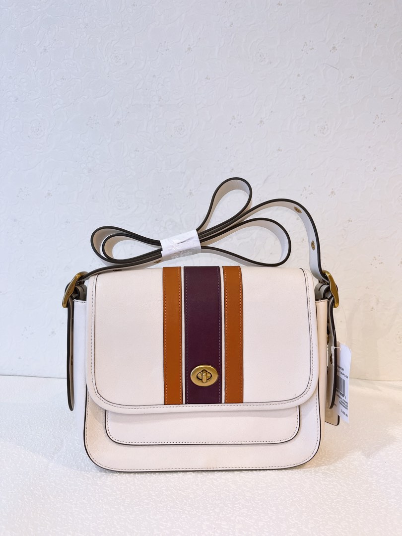 Rambler crossbody online with varsity stripe