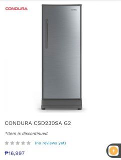 Condura Single Door Refrigerator w/ FREE window type aircon