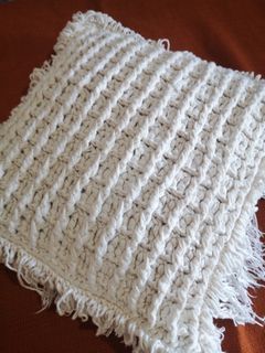 Crochet throw Pillow cover