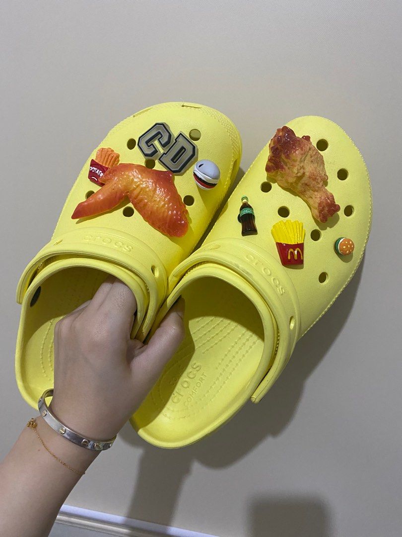 Platform crocs yellow discount