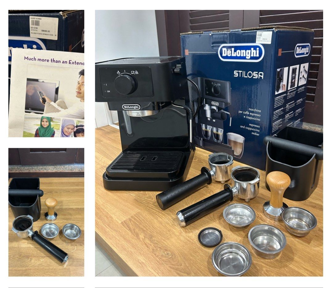 Delonghi Stilosa + 5 Yr warranty (Harvey Norman) + Extras, TV & Home