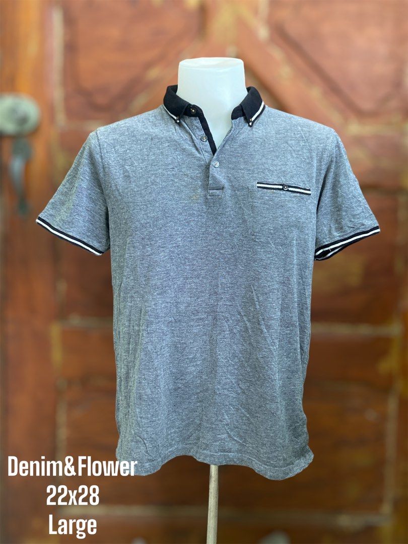 Denim and deals flower polo