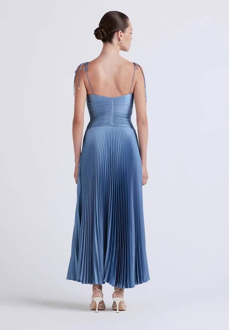 Derek Lam 10 Crosby Rochelle Satin Pleated Cami Dress Derek Lam 10 Crosby  Florence Sleeveless Shirt Dress, Navy, 0 at Amazon Women's Clothing store