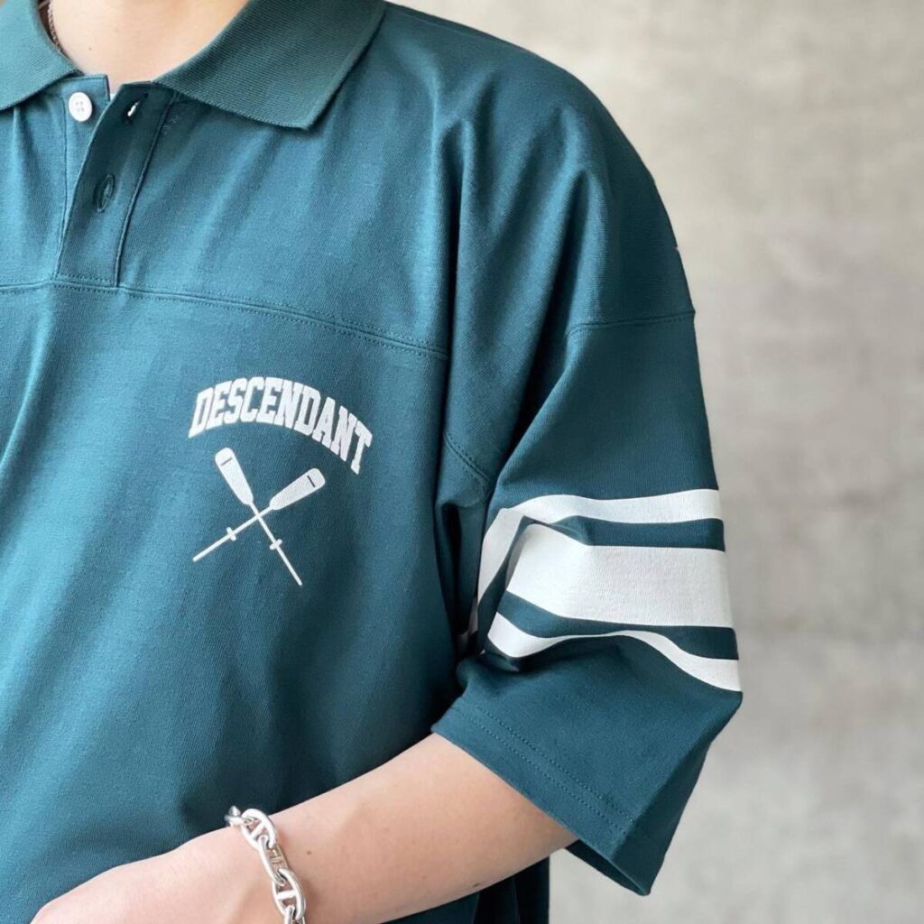 Descendant Tokyo Japan Club Polo Green S/S shirt