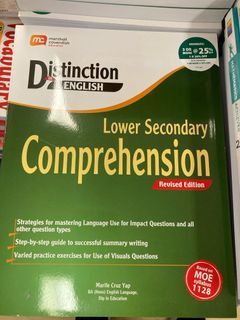 Distinction Eng lower sec comprehension