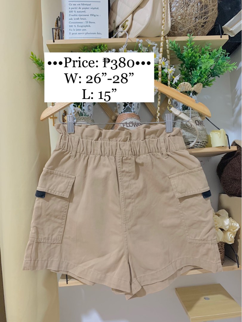 DIVIDED by H&M Cargo Shorts, Women's Fashion, Bottoms, Shorts on Carousell