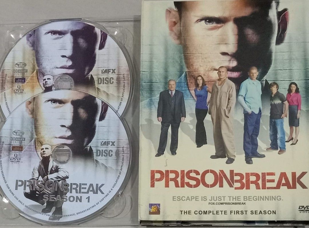 Dvd Prison Break Complete Season 1, Hobbies & Toys, Music & Media, CDs