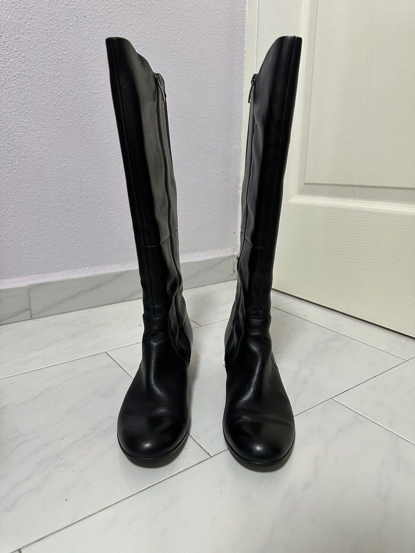 ECCO Knee High legged ladies boots Women s Fashion Footwear