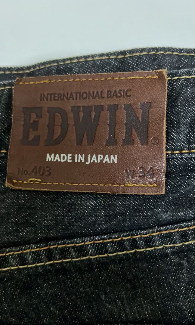 Edwin no 403, Men's Fashion, Bottoms, Jeans on Carousell