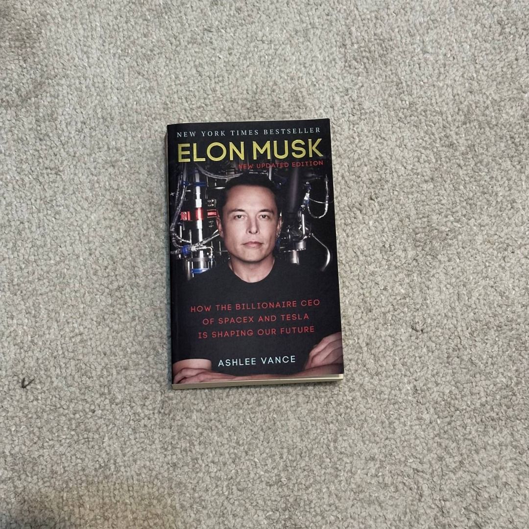 Elon Musk: How the Billionaire CEO of SpaceX and Tesla is Shaping our  Future Book, Hobbies & Toys, Books & Magazines, Fiction & Non-Fiction on  Carousell