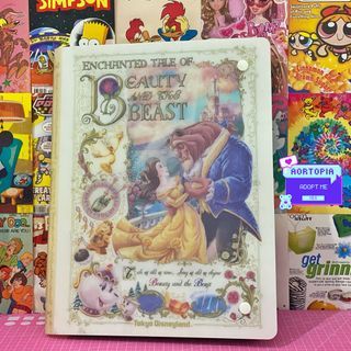 Expanding File A4 11 Pembagi Expanding File Karakter Disney Beauty And The Beast Map Expanding Organizer ( SUPER RARE ITEM )