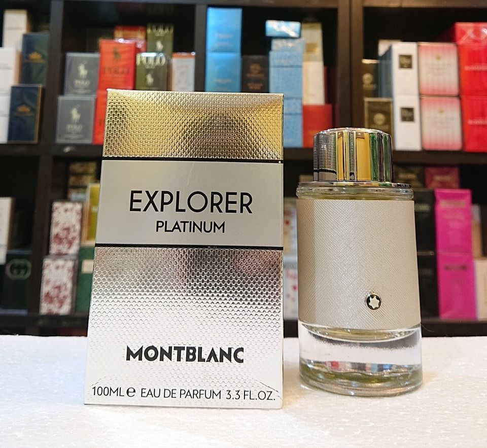 Explorer Platinum Mont Blanc - Perfume (Category: Fragrance & Deodorants) located in Manila. Submitted by ralphlesare (Listing ID 1268010599, Image 1). Description: Mont Blanc Explorer Platinum is a fragrance that captures the essence of sophistication and the thrill of exploration, inspired by the spirit of the modern adventurer who seeks new horizons and experiences. Fragrance Family: Woody Aromatic Top Notes: The fragrance begins with a burst 