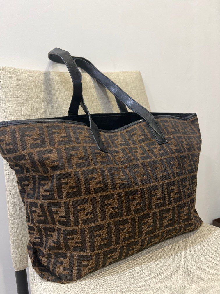 Shopper store fendi tessuto