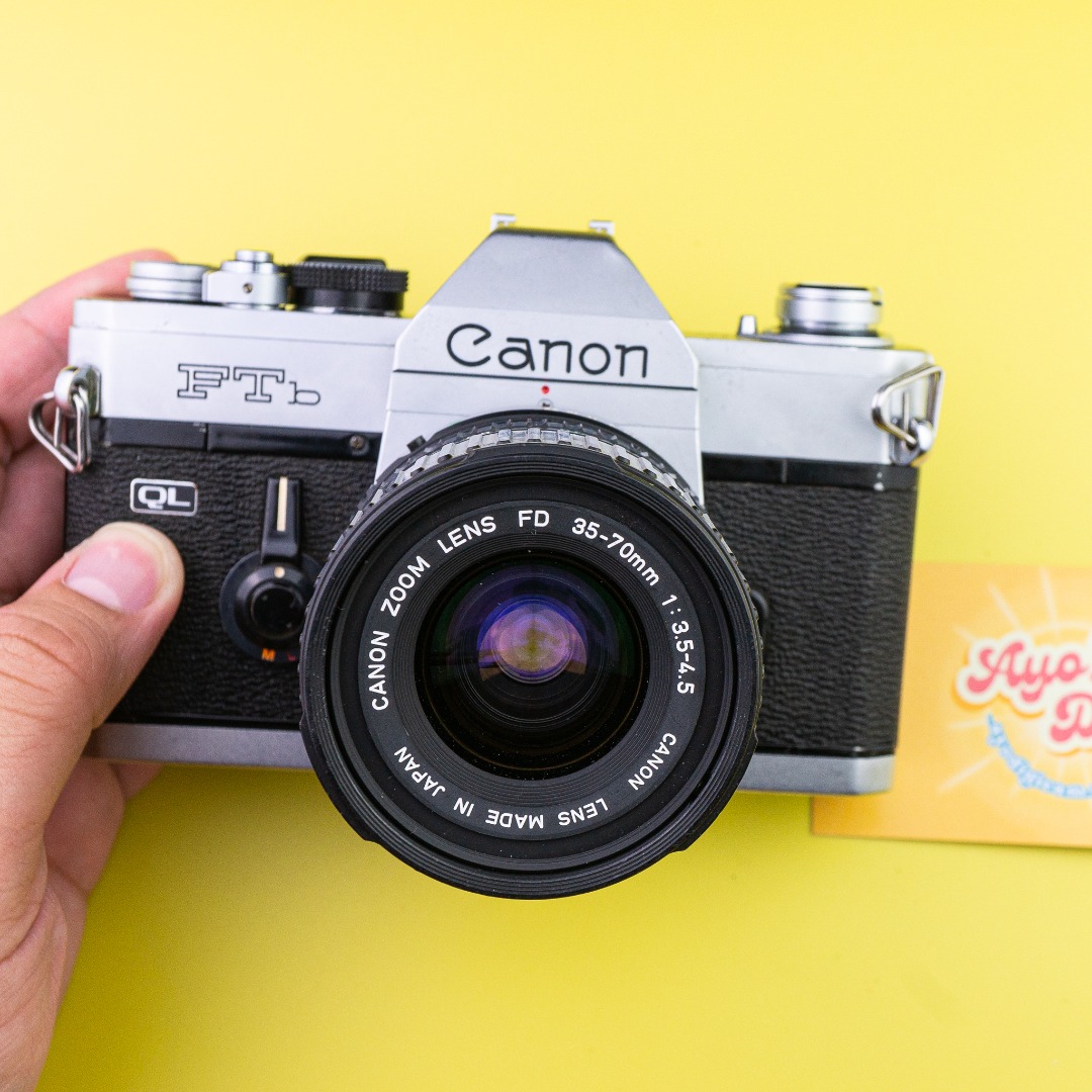 (FILM CAMERA) Canon FTb QL with Canon 3570mm FD SLR, Photography