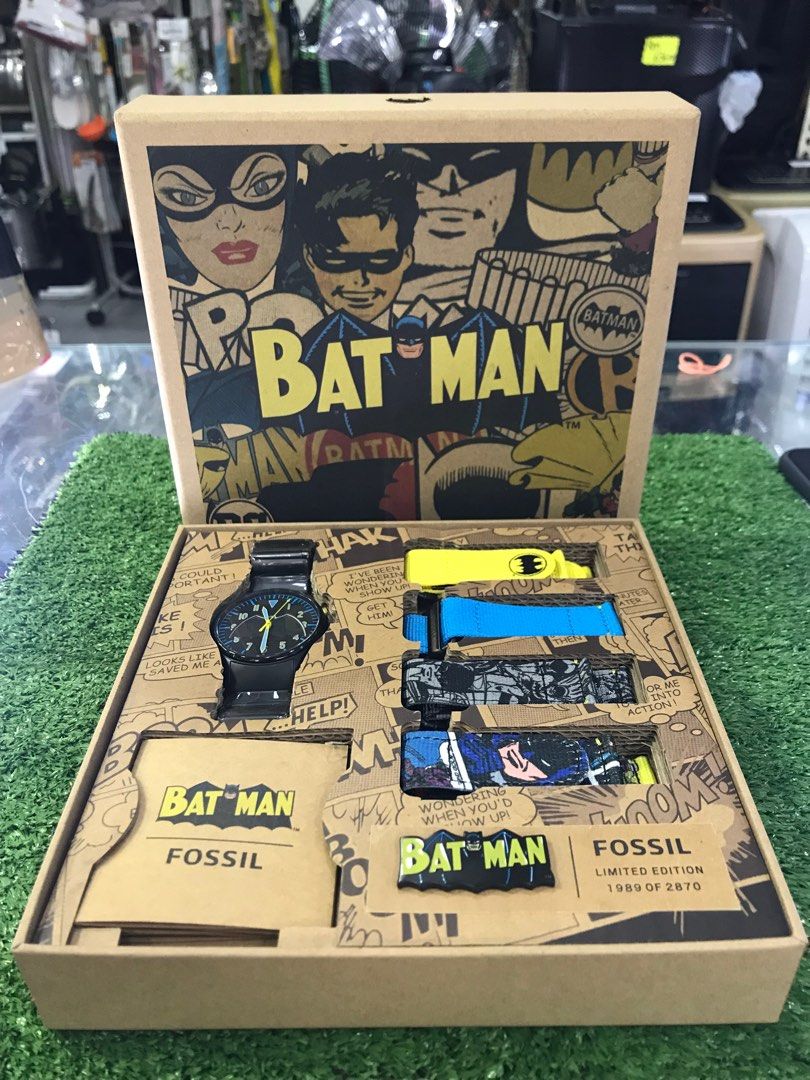 Fossil Batman Edition LE1129SET, Men's Fashion, Watches & Accessories