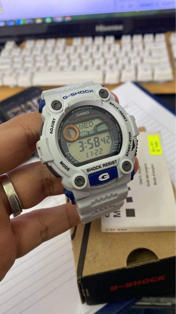 G shock mat motor putih outlet