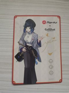 Genshin Impact x Pizza Hut Card