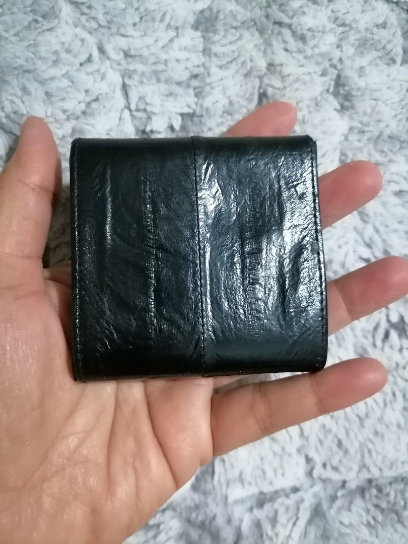 Eel skin cheap coin purse
