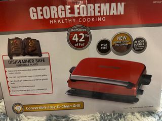 George Foreman healthy cooking griller