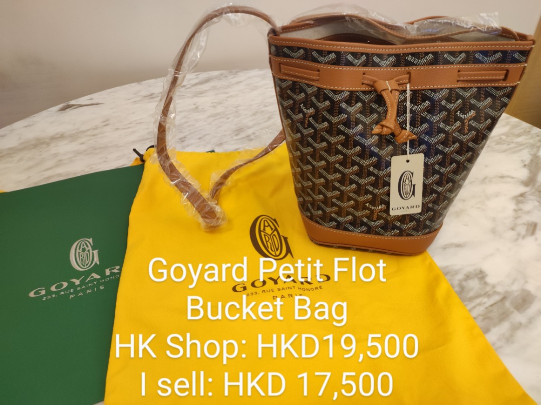 Goyard Petit Flot Bucket Bag, 名牌, 手袋及銀包- Carousell