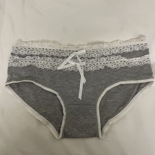 Grey full cotton panties