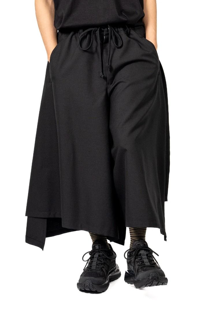 Ground Y WOOL/POLYESTER GABARDINE HYBRID SKIRT PANTS (GA-P09-100