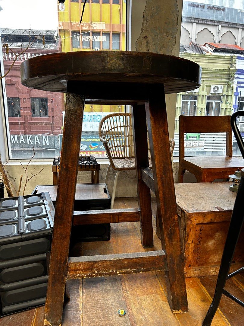 Hard wood table, Furniture & Home Living, Furniture, Tables & Sets on