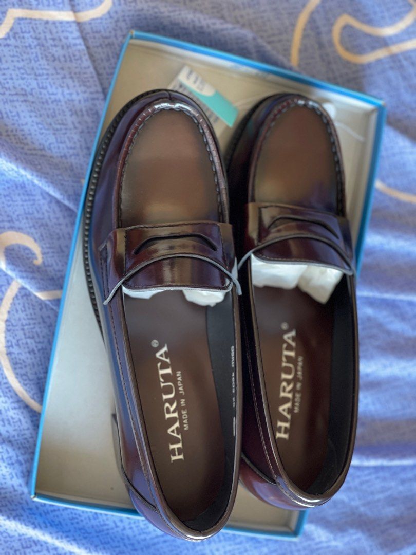 Haruta 4603 Loafers樂福鞋棕色25碼100%全新日本製造, 女裝, 鞋