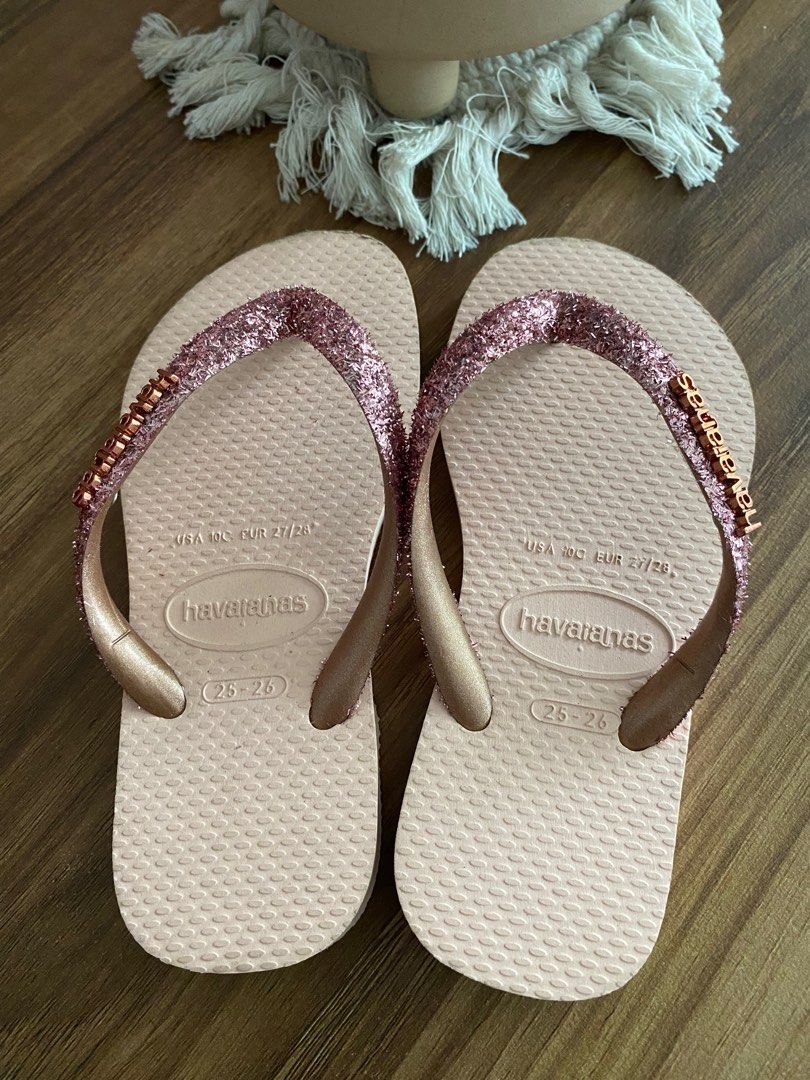 Havaianas Kids glitter pink Babies Kids Babies Kids