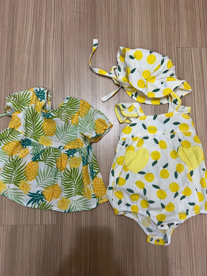 Hawaiian romper top Babies Kids Babies Kids Fashion on