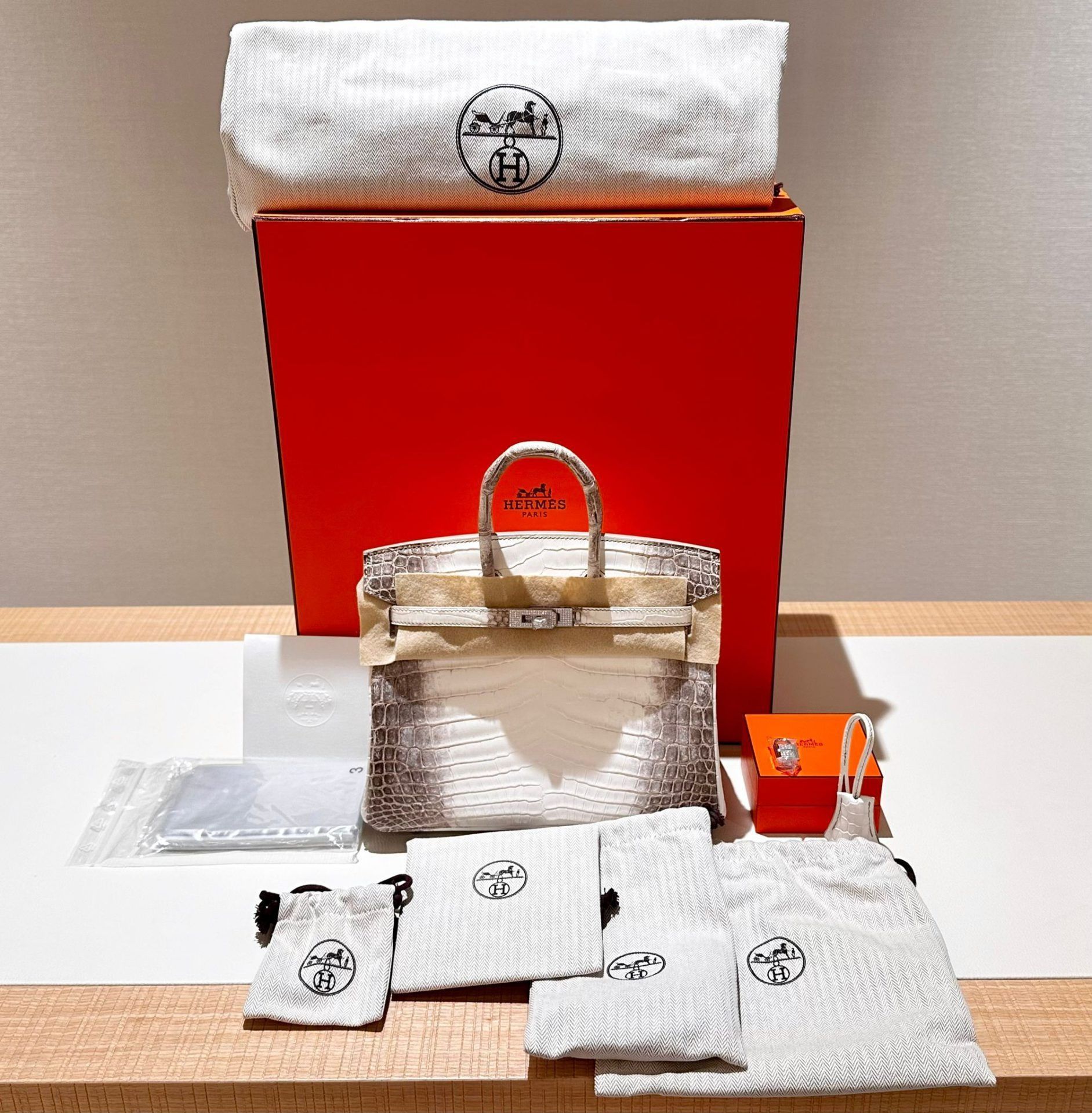Himalaya niloticus crocodile diamond birkin sales 30