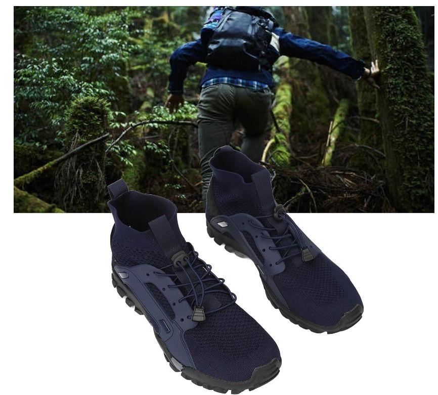 Hiking Shoes Ergonomic Good Shock Absorption Men Water Shoes Non