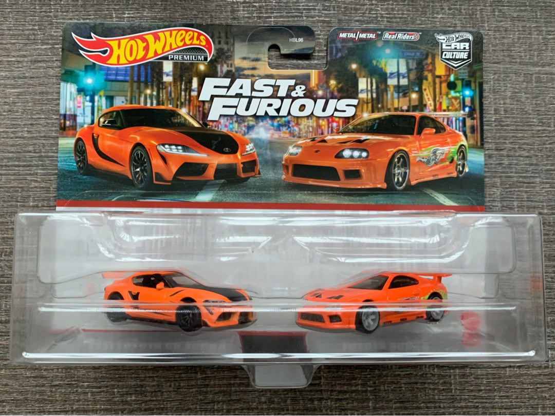 【希少】FAST&FURIOUS Car Carrier 2種セット Hot Wheels Premium Car Culture Fast & Furious Toyota Supra 2-Pack