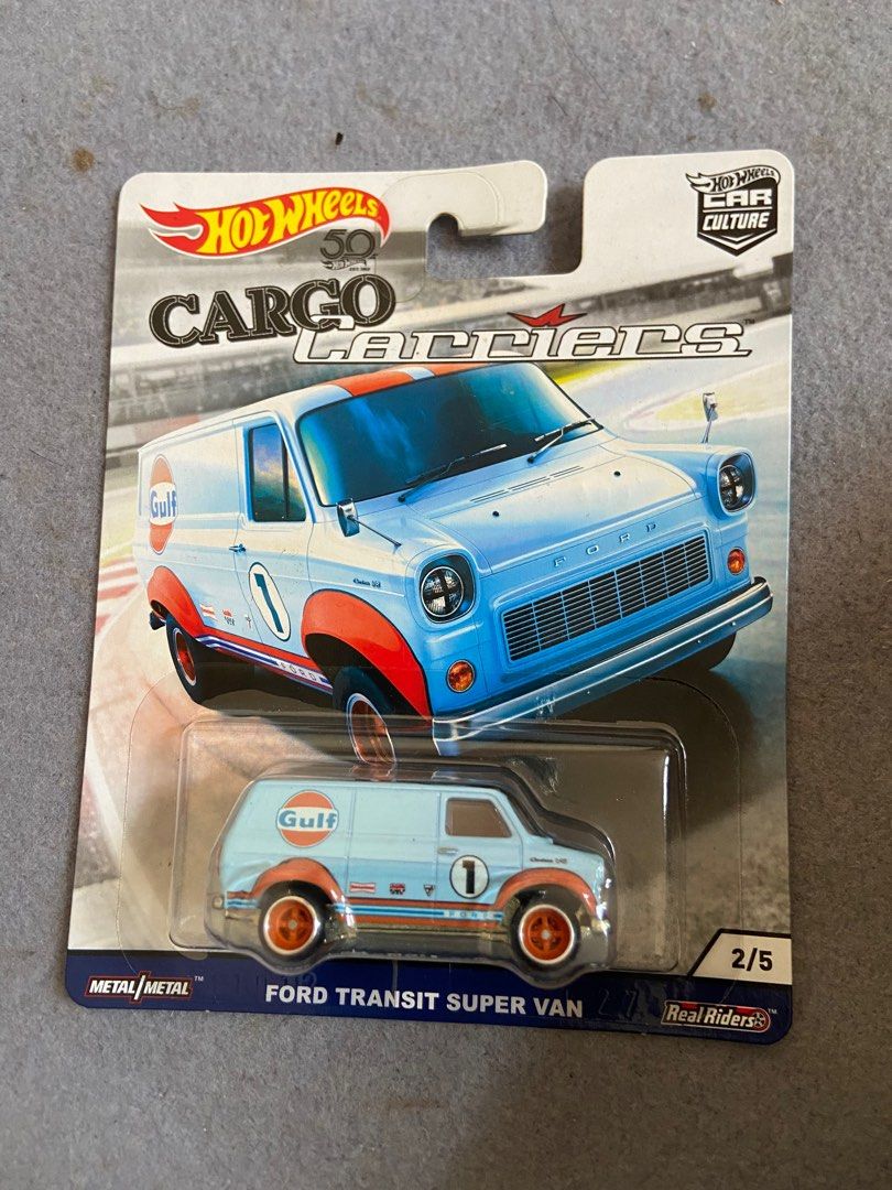 Hot wheels ford transit 2025 supervan gulf