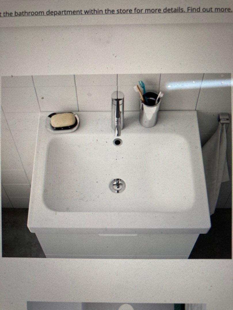 IKEA odensvik sink, Furniture & Home Living, Bathroom & Kitchen