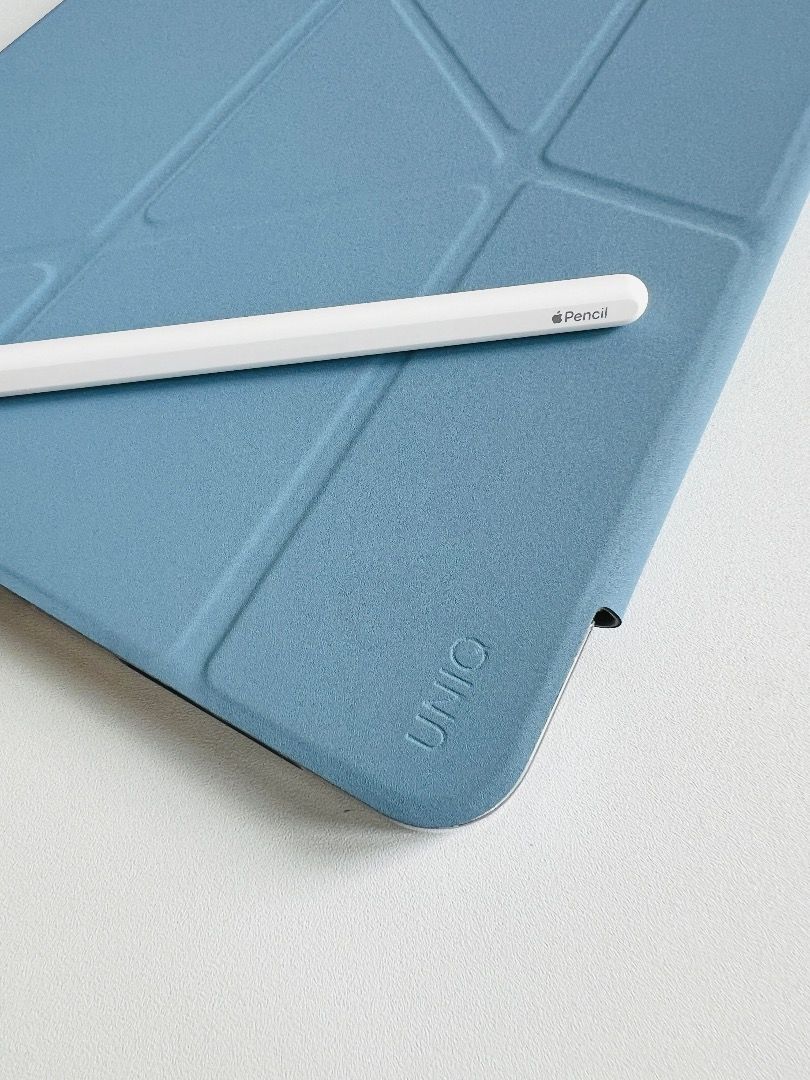 iPad Air 5 藍色64GB + Apple Pencil 第二代（含Apple care）, 手機及