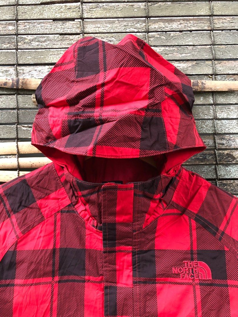 North face buffalo plaid pullover shop