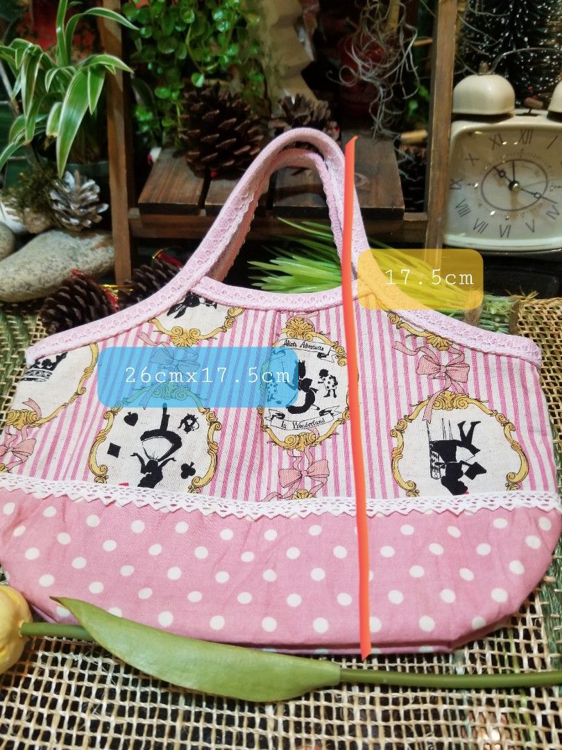 Japan Quality Alice in wonderland mini tote bag Women s Fashion