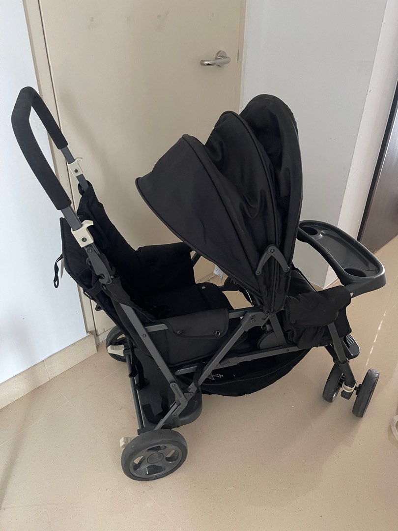 JOOVY Double Stroller, Babies & Kids, Going Out, Strollers on Carousell