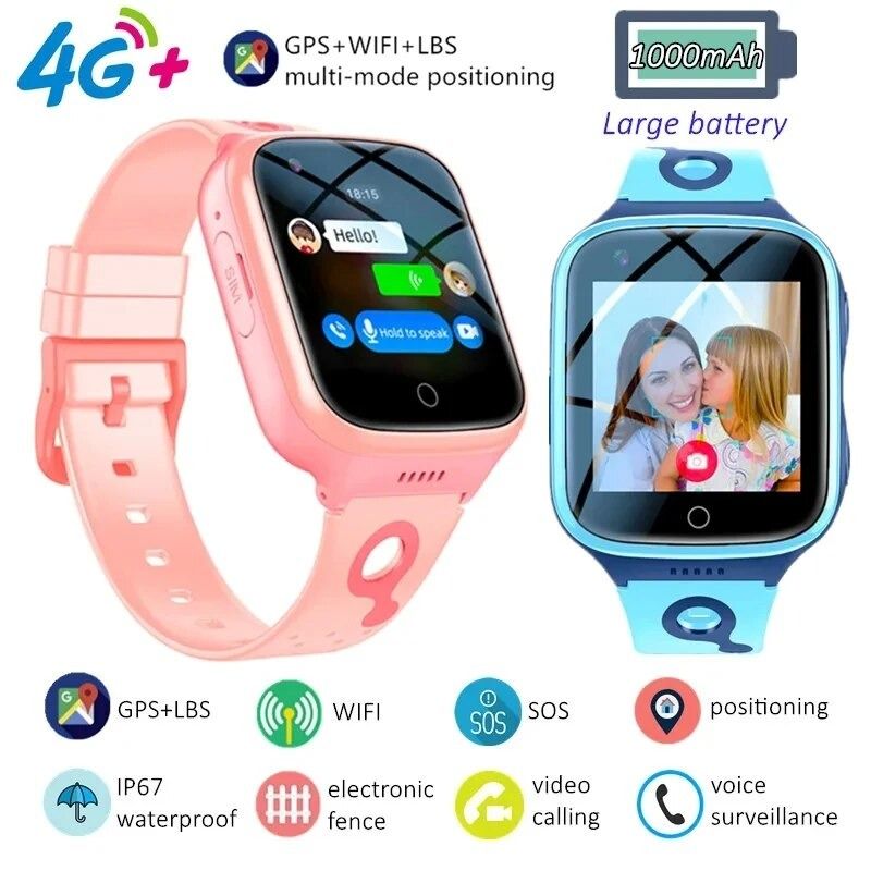K9 4G Video Call Kids Smart Watch Outdoor SOS Wifi LBS Location Children Camera Phone Watch Fashion Waterproof Watch for Kids Carousell