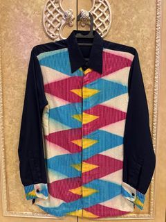 Kemeja Songket asli