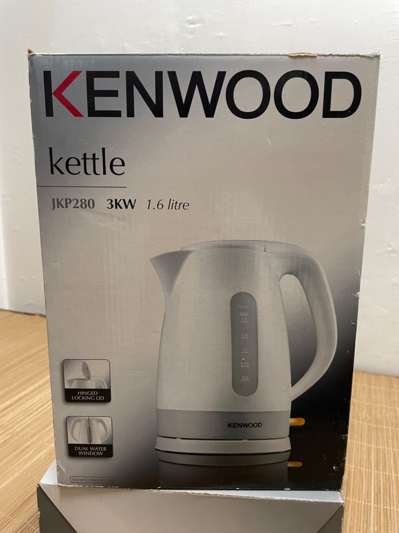 Kenwood 無線電熱水壺 (1.6公升) JKP280 全新電熱水壺 家庭必備, 傢俬＆家居, 廚具和餐具, 炊具及配件 Carousell