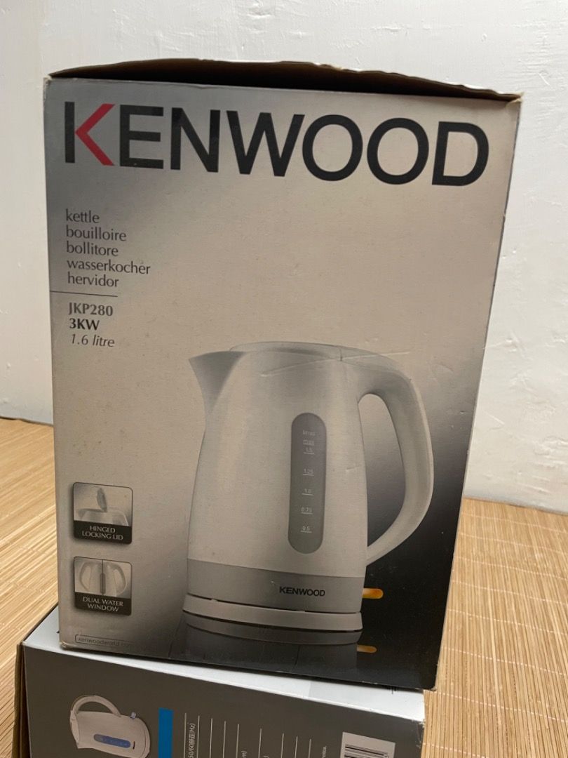Kenwood 無線電熱水壺 (1.6公升) JKP280 全新電熱水壺 家庭必備, 傢俬＆家居, 廚具和餐具, 炊具及配件 Carousell