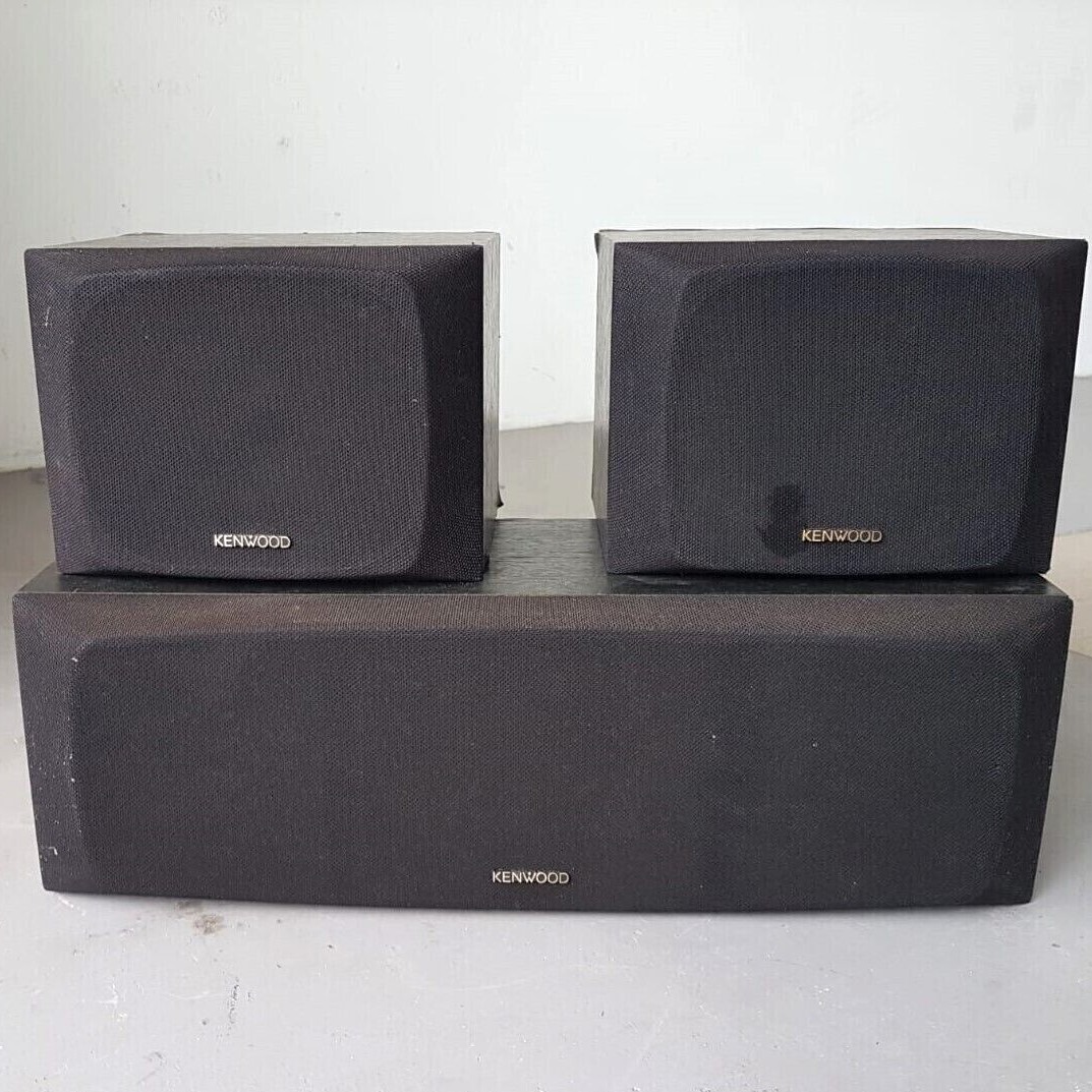 Kenwood Sound System, Professional set of 3 Speakers, 120 Watts, Model