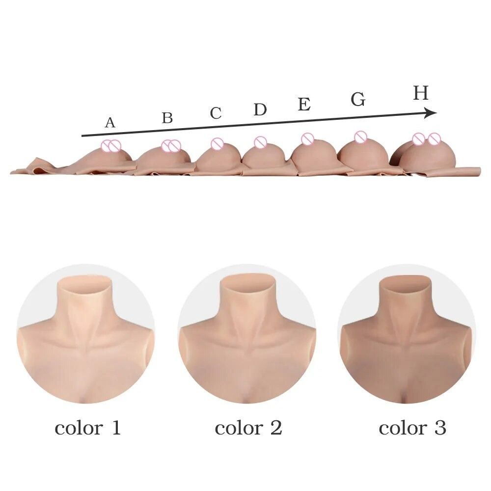Breast Form KOOMIHO 1TH GEN Silicone Breast Forms ABCDEGH Cup Huge