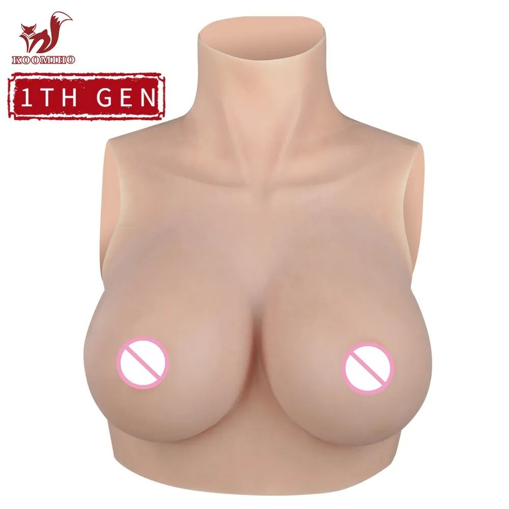 Breast Form KOOMIHO 1TH GEN Silicone Breast Forms ABCDEGH Cup Huge