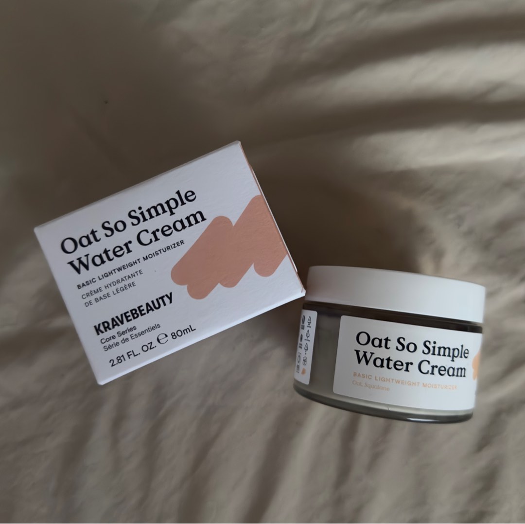Krave Beauty Oat So Simple Water Cream 80ml with FREEBIES Basic