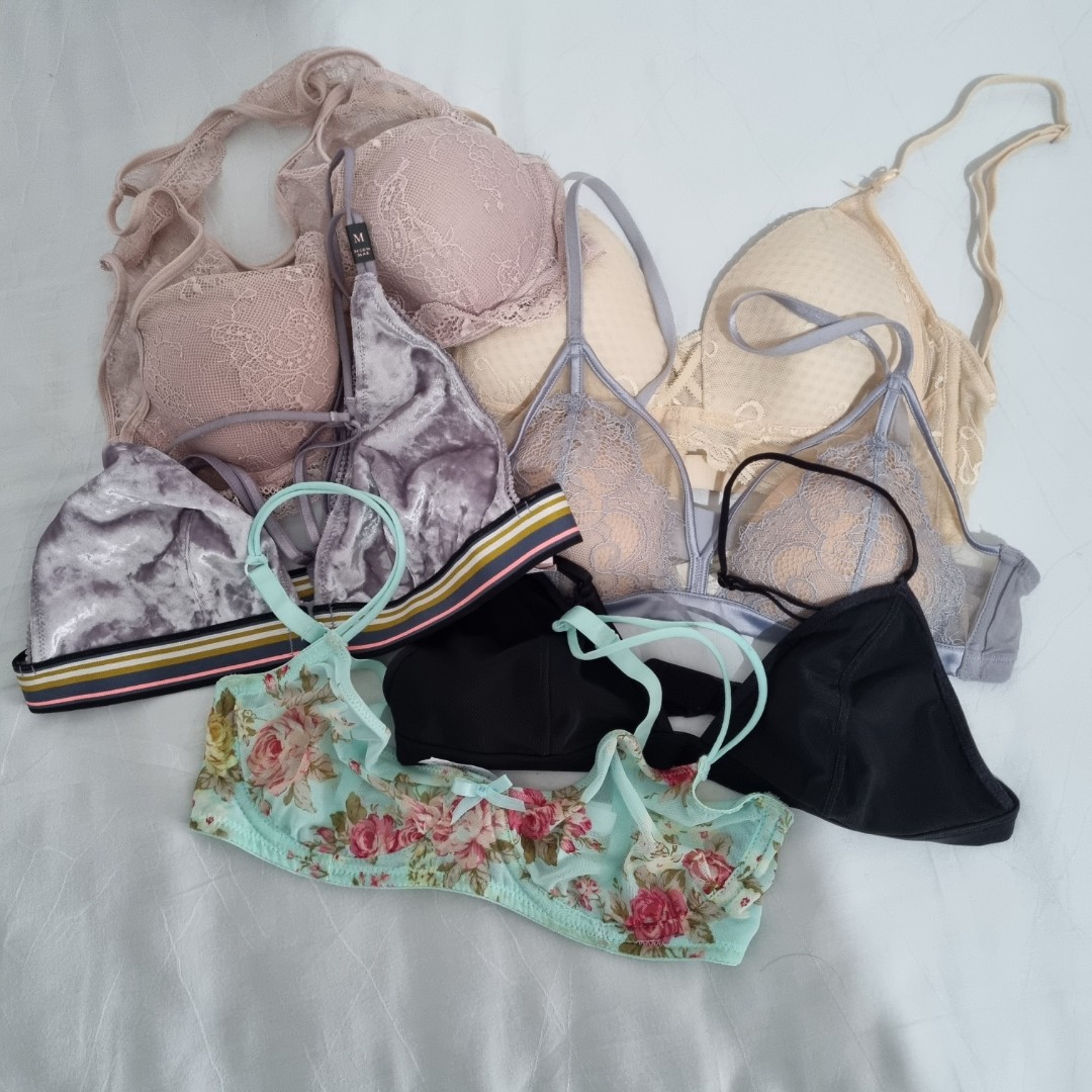 6for35 Lace Bras Urban Outfitters, VS, F21, SixtyEight, Women's Fashion,  New Undergarments & Loungewear on Carousell