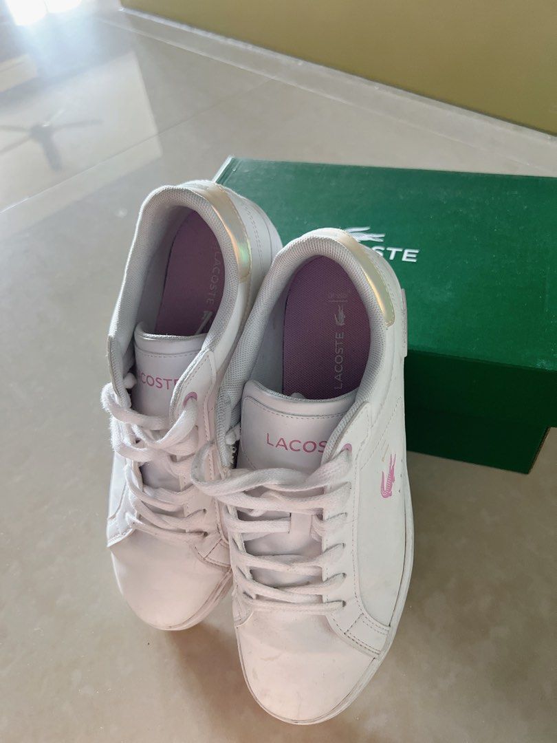 Lacoste junior trainers uk on sale